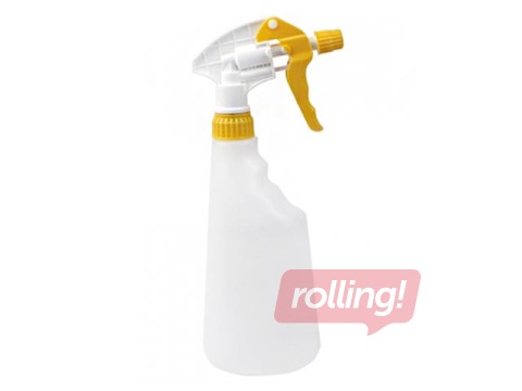 Uzpildes pudele ar izszmidzinātāju HygienTeknik, dzeltena, 600ml