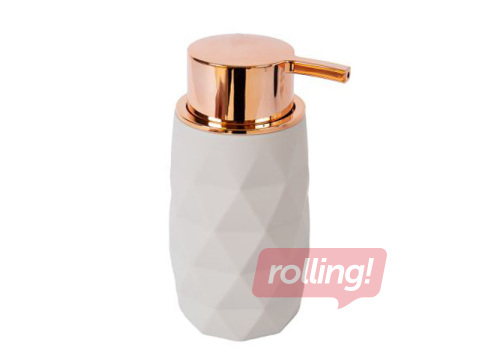 Ziepju dozators Darius, gaiši pelēks, 350ml