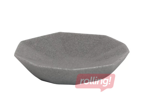 Ziepju trauks Crystal, pelēks