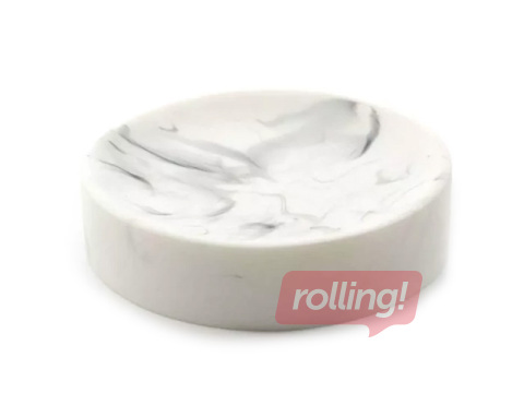 Ziepju trauks Duschy Marble, gaiši pelēks, Ø12cm