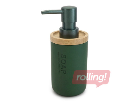 Ziepju dozators Duschy Nature, tumši zaļš