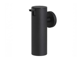 Ziepju dozators Boston, stiprināms pie sienas, melns, 125ml