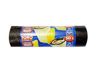 Atkritumu maisi TORO, 50 l, 10 mikr., 15 gab., melni