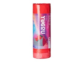 Atkritumu maisi aromatizēti, rozā, 35l, YuGou, 15gab