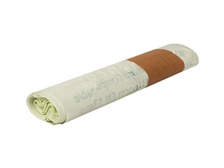 Biokompostējami atkritumu maisi BIO, zaļi, 20l, 18 mikr., 15 gab.
