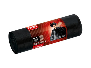 Atkritumu maisi, Paclan, Big&Strong, 30 mikr., melni, 160l, 10 gab.