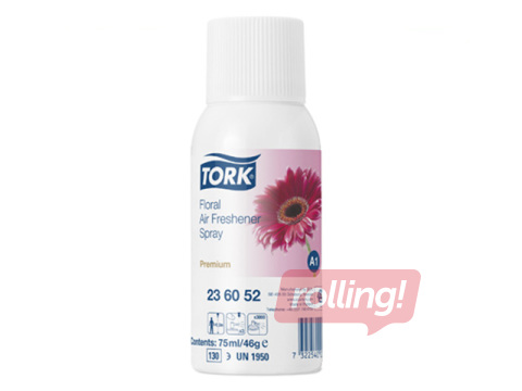 Gaisa atsvaidzinātaja rezerve Tork A1, Floral, 75 ml