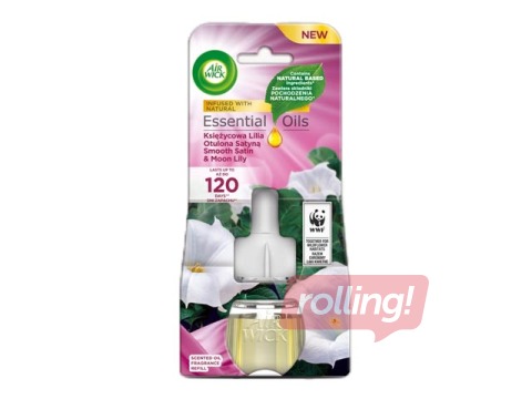 Gaisa atsvaidzinātāja rezerve Air Wick, Electrical, Satin Moon Lilly, 19ml