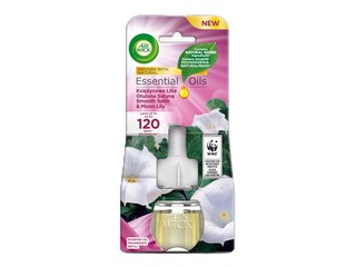Gaisa atsvaidzinātāja rezerve Air Wick, Electrical, Satin Moon Lilly, 19ml