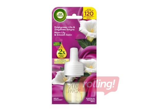 Gaisa atsvaidzinātāja rezerve  Air Wick Electrical, Moon Lily & Smooth Satin, 19ml