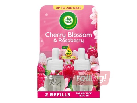 Gaisa atsvaidzinātāja rezerve Air Wick Electrical, Cherry Blossom & Raspberry, 2x19ml