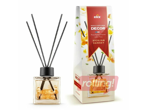 Aromātiskie kociņi Elix Decor, Sicilian Sunset, 100ml