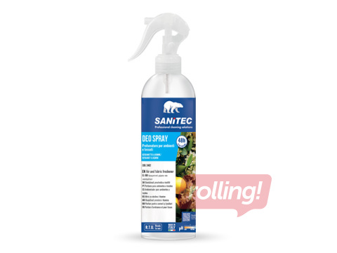 Gaisa atsvaidzinātājs Sanitec, Bergamotto & Jasmine, 300ml