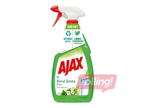 Stiklu tīrīšanas līdzeklis Ajax ar izsmidzinātāju, zaļš, 0.5 l