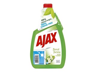 Stiklu tīrīšanas līdzeklis Ajax Spring Flowers green, uzpilde, 750ml