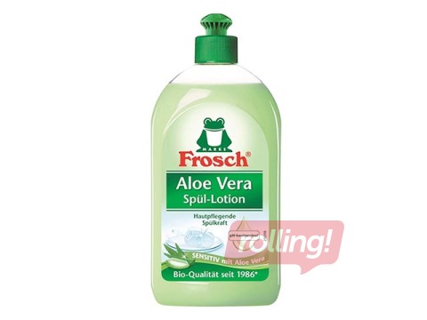 Trauku mazgāšanas līdzeklis Frosch Aloe Vera, 500 ml