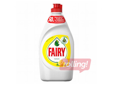 Trauku mazgāšanas līdzeklis Fairy Lemon, 450 ml