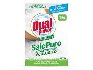 Экологическая соль для посудомоечных машин Dual Power Greenlife Sale Puro, 1кг