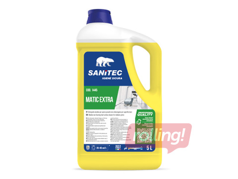 Grīdu tīrīšanas līdzeklis Sanitec, Matic Extra, smagiem netīrumiem, 5l
