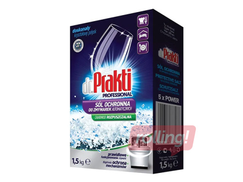 Sāls trauku mazgājamai mašīnai Dr.Prakti, 1.5kg