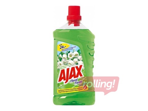 Universāls tīrīšanas līdzeklis Ajax, Spring flowers green, 1.3l