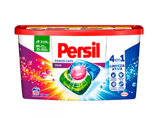 Veļas mazgāšanas kapsulas Persil, Power Caps, Color 4in1, 40 gab.