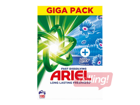 Veļas pulveris Ariel, Touch of Lenor, 5.5kg