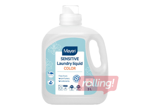 Veļas mazgāšanas līdzeklis Mayeri, Sensitive, Color, 3l