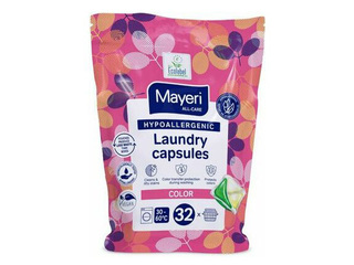 Veļas mazgāšanas kapsulas Mayeri, Color, hipoalerģiskas, 32 gab.