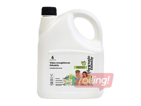 Veļas mazgāšanas līdzeklis Purenn, Summertime Love, krāsainai veļai, 3l