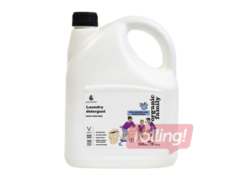 Veļas mazgāšanas līdzeklis Purenn, Daily Routine, universāls, 3l