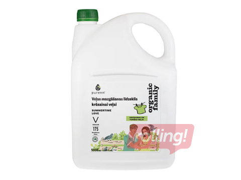 Veļas mazgāšanas līdzeklis Purenn, Summertime Love, krāsainai veļai, 5l