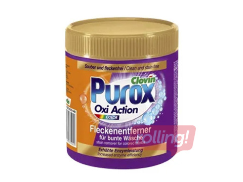 Traipu tīrīšanas pulveris Purox, Oxi Action, krāsainai veļai, 750g