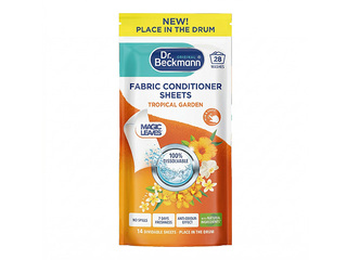 Veļas mīkstinātāja loksnes Dr.Beckmann, Magic Leaves Tropical Orchid, 14gab.