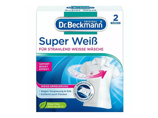 Balināšanas līdzeklis Dr.Beckmann Super White, 2×40g