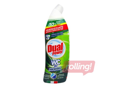 Tualetes poda tīrīšanas un kaļķakmens noņemšanas želeja, Dual Power, 700ml