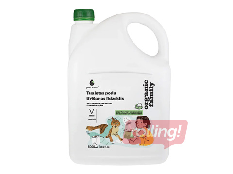 Tualetes tīrīšanas līdzeklis Purenn ar citronu un piparmētru, 5l