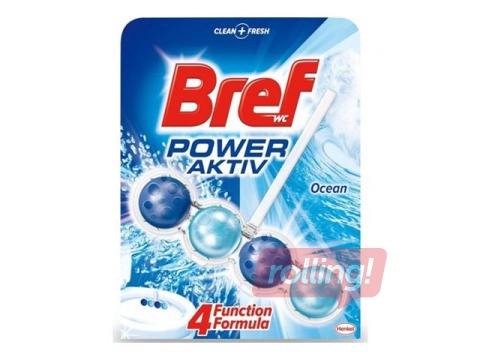 Tualetes bloks Bref Power  Aktiv Ocean, 50g