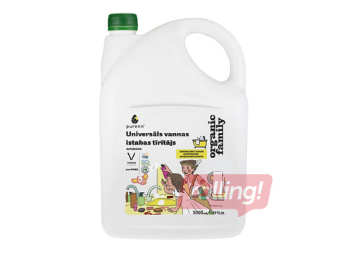 Ekoloģisks universāls vannas istabas tīrītājs ar citronu un pīlādžu ekstraktiem, 5 l