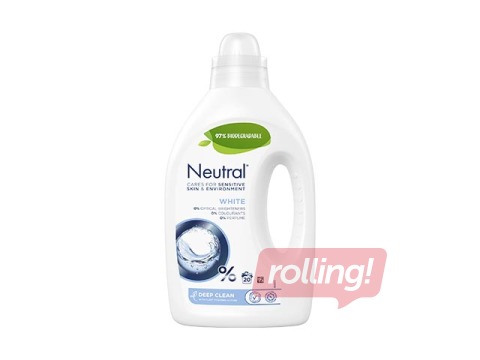 Veļas mazgāšanas līdzeklis Neutral White Wash, 1000 ml