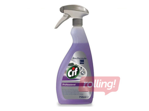 Virsmu uzkopšanas un dezinfekcijas līdzeklis Cif Professional Safeguard, 750ml