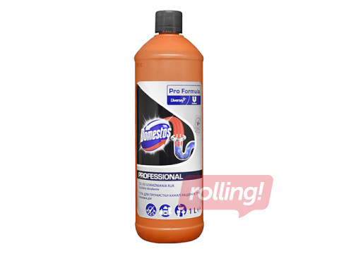 Kanalizācijas cauruļu tīrītājs Domestos Drain Cleaner, 1L