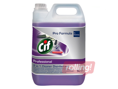 Virsmu uzkopšanas un dezinfekcijas līdzeklis Cif Professional Safeguard, 5 L
