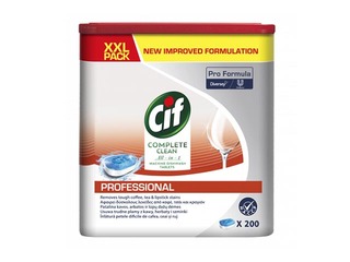 Таблетки для посудомоечной машины Cif ProFormula Все в одном, 200 шт.