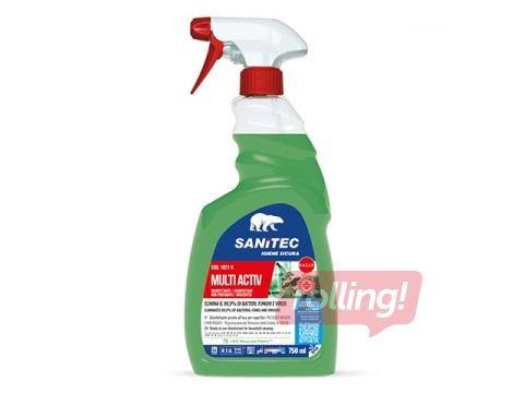 Virsmu dezinficējošs tīrīšanas līdzeklis Sanitec Multi Activ, 750 ml