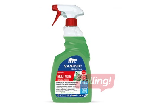 Virsmu dezinficējošs tīrīšanas līdzeklis Sanitec, Multi Activ, 750ml