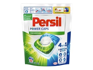 Veļas mazgāšanas kapsulas Persil power caps universal, 52 gab.