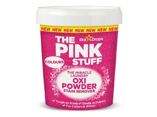 Oksidējošs traipu tīrīšanas pulveris The Pink Stuff krāsainai veļai 1kg 