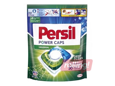 Veļas mazgāšanas kapsulas Persil Universal, 33 gab.