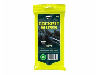Mitrās salvetes T-Way, New Car, Matt, auto paneļu kopšanai, 25 gab.